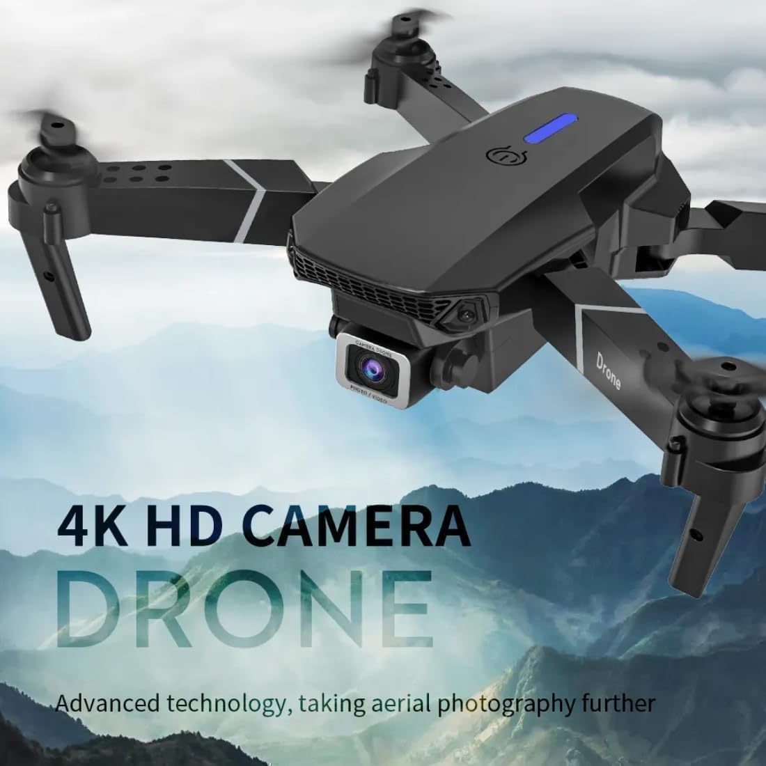STEEPIFY Drone with Camera 4K for Adults & Kids | Foldable FPV RC Drone with Dual Camera, Brushless Motor, WiFi App Control, Altitude Hold, Headless Mode, Gesture Selfie, 360° Flip & One Key Takeoff/Landing
