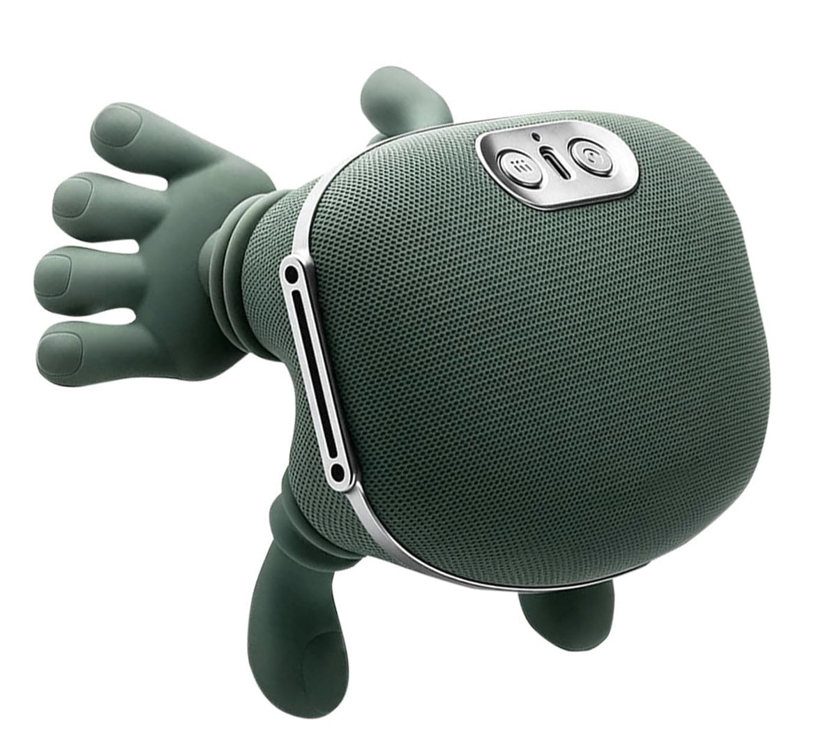 Steepify Bionic Hand Neck & Shoulder Massager with Heat | Electric Rechargeable Shiatsu Massage Machine with Hand-Shaped Massage Heads | Adjustable Strap, 2 Heat Levels | Portable Body Massager for Home, Office & Travel