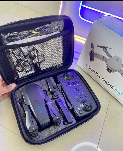 STEEPIFY Drone with Camera 4K for Adults & Kids | Foldable FPV RC Drone with Dual Camera, Brushless Motor, WiFi App Control, Altitude Hold, Headless Mode, Gesture Selfie, 360° Flip & One Key Takeoff/Landing